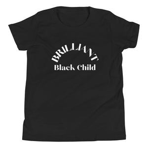 Brilliant Black Child Curved T-Shirt